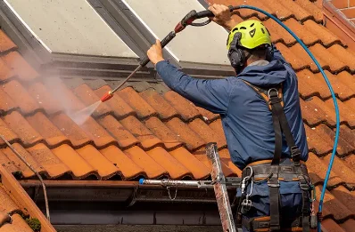 Démoussage et hydrofuge de toiture à Juilley